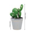 thumbnail image 2 of BESTYASH Estatua De Bonsái Artificial Simulación Cactus Para Verde Y, 2 of 6