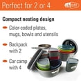 thumbnail image 3 of GSI Outdoors, Ensemble de Cuisine pour Campeur Pinnacle pour Camping et Randonnée, 2 à 4 Personnes, 3 of 5