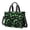 Black Halloween Bats with Green, variant on Halloween Ghost Pattern Canvas Messenger Tote Bag, Laptop Shoulder Bag with Multi Pockets & Removable Strap, Magnetic Closure Gifts for Birthday Christmas Thanksgiving