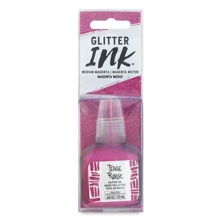 Brea Reese Glitter Ink - Medium Magenta, 20 ml