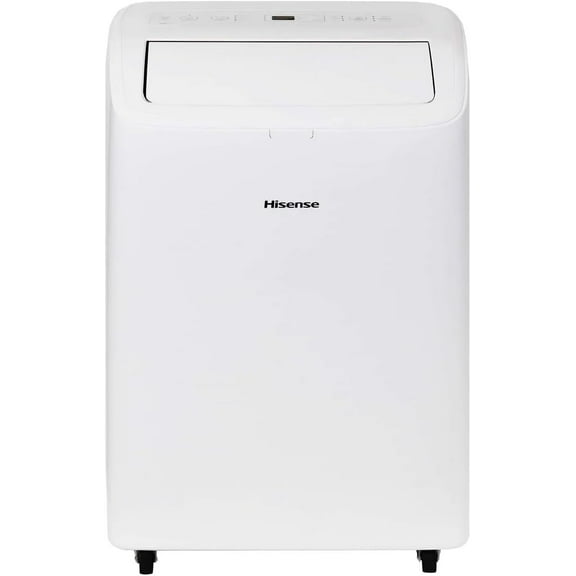 Restored Hisense 8,000 BTU Portable Air Conditioner with Dual Hose and Inverter (Refurbished)