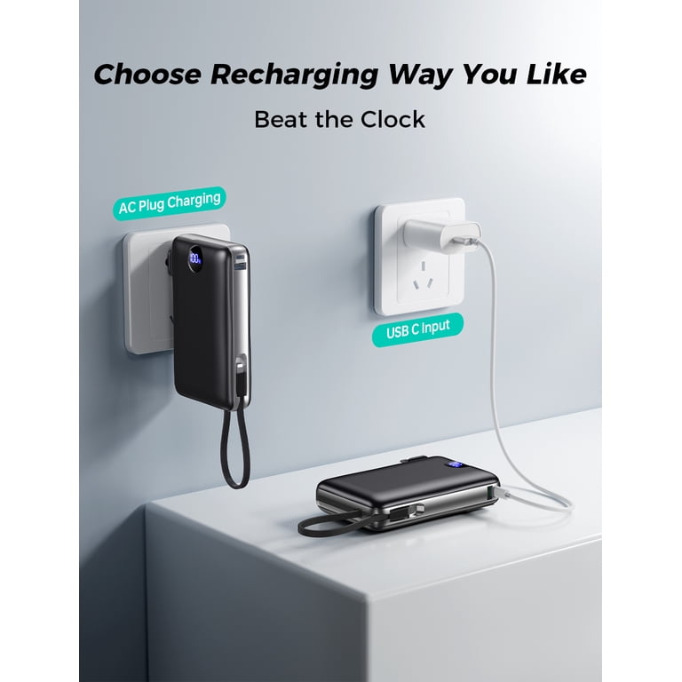 TRIGIZ 50000mAh Power Bank with Built-In Cables photo 2