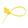 thumbnail image 3 of Uxcell 6 Inches Cable Zip Ties Label Tag Mark Self-Locking Nylon Yellow 120 Pack, 3 of 5