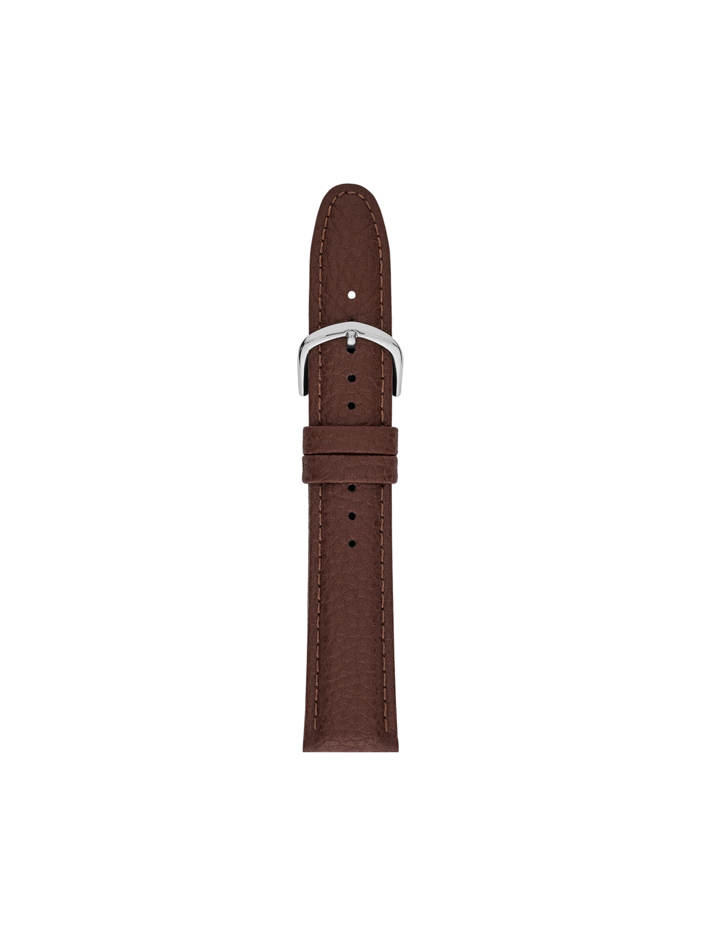 20MM Brown Genuine Leather Textured Replacement Watch Band (FMDBA011)