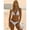 Black and White, variant on Summer Resort Vacation Beach Western Gingham Ruffle Triangle Bikini Set With Swim Bag