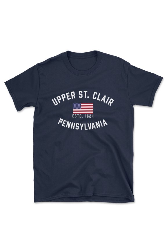 Upper St. Clair Pennsylvania Patriot Men's Cotton T-Shirt