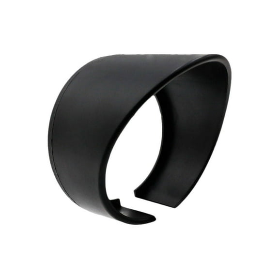 Worgeous Modified Gauge Baffle Black Metal Car Owners 1Pcs 2.4x2.3in