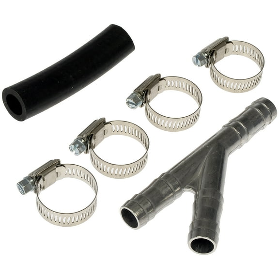 Dorman 47238HP HVAC Heater Hose Connector for Specific Chrysler / Dodge Models, Silver Fits select: 2011-2014 FORD F150, 2008-2019 DODGE GRAND CARAVAN