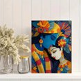 thumbnail image 2 of Radha Krishna Hindu Canvas Indian Religious Gift Living Room Wall Art, 2 of 8