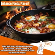 Griddle Seasoning & Cast Iron Conditioner (8 oz) – Premium Oil & Wax Blend for Skillets, Griddles, Dutch Ovens & Flat Top Grills – Non-Stick Protection & Rust Prevention