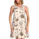 thumbnail image 1 of Balery Retro Rooster Vestidos de verano para mujer con estampado: vestido holgado sin mangas, vestido playero informal y cómodo para días calurosos., 1 of 7