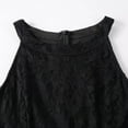 thumbnail image 6 of Njagoc3 Womens Sleeveless Lace High - Low Dress, A - Line Formal Gown, Wedding Guest & Ceremony Wear, 6 of 6