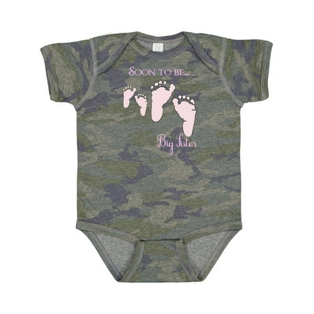 

Inktastic Soon to Be Big Sister Gift Baby Girl Bodysuit