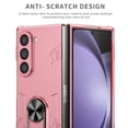 thumbnail image 3 of Allytechgroup for Samsung Galaxy Z Fold 7 Magnetic Case, Compatible with Car Mount Shockproof Ring Holder Anti-Scratch Bumper Slim Hard PC Cover Phone Case for Samsung Galaxy Z Fold 7, Pink, 3 of 12
