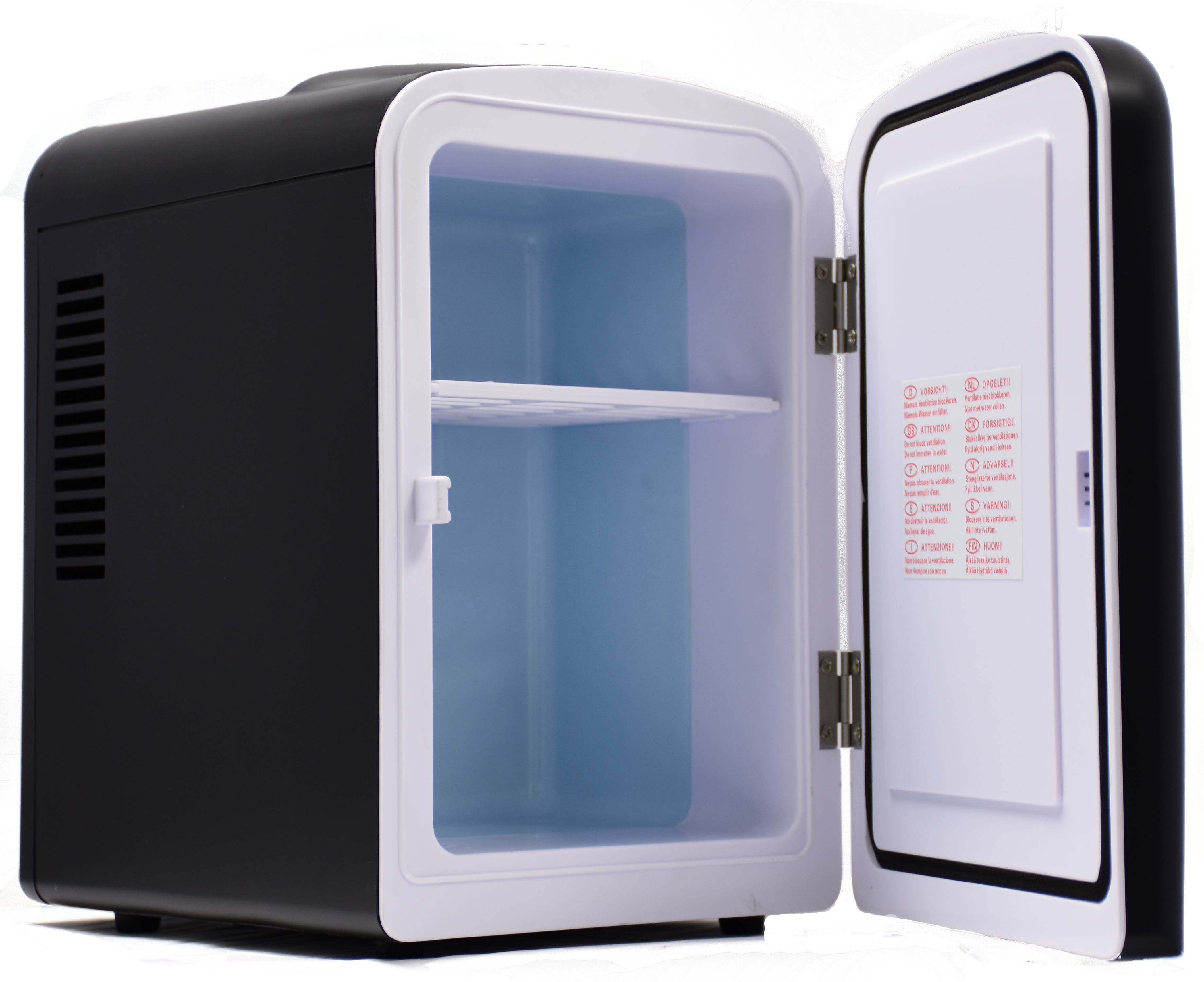 Uber Appliance Uber Chill Mini Fridge 6-can Portable Mini Fridge for Dorm, Bedroom or Office - Thermoelectric (Blackout Matte Black)