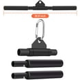 thumbnail image 2 of Straight Bar Cable Attachment, Rotating Tricep Bar Cable Attachments for Gym Cable Machine Attachments, 2 of 2