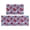 Blue flower, variant on Red Flower Kitchen Mat Non-Slip Quick Dry Pioneer Flower Woman Kitchen Laundry Room Rugs 17x30+17x47 Inchs