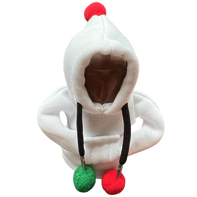 Sudadera Con Capucha para Cambios Coche Divertida Camisa Con Perilla Marchas Suéter (bola Piel Blanca)