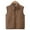 Coffee, variant on breaise Boys Girls Sherpa Fleece Vest Full Zip Collar Sleeveless Jacket Kids Lightweight Windproof Winter Coat Warm Waistcoat
