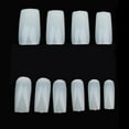 thumbnail image 4 of Acrylic Artificial False Nail DIY UV Gel Fake Nail Art Tips, 500PCS French Lady Flake Nails Half Cover with Case for Nail Salons and DIY Nail Art, 4 of 8