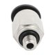 thumbnail image 3 of 20 piezas de conector neumático de unión rápida con rosca macho M5 y diámetro de 4 mm, 3 of 4