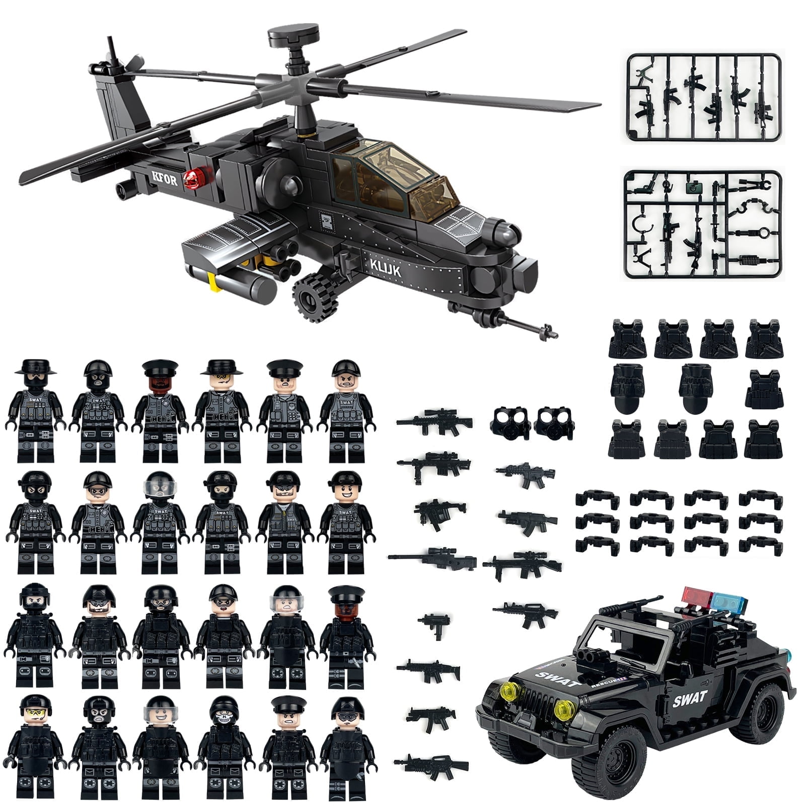 ZHX Military Building Block Toys Camouflage Kits Battle