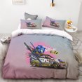 thumbnail image 5 of Juego de edredón de 3 piezas con estampado digital 3D de Sonic, suave, textil para el hogar, 100 % poliéster, tamaño king, decoración para dormitorio, regalo para adolescentes, 5 of 5