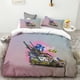 thumbnail image 5 of Juego de edredón de 3 piezas con estampado digital 3D de Sonic, suave, textil para el hogar, 100 % poliéster, tamaño king, decoración para dormitorio, regalo para adolescentes, 5 of 5