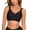 02-Black, variant on Womens Wireless Bras Push Up Bra Comfort Seamless Full Coverage Supportive Everyday Bras