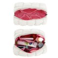 thumbnail image 4 of Bolsa de maquillaje E-Tree, bonita bolsa de cosméticos acolchada, blanca, 4 of 8