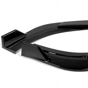 For 2010-2013 Mazda 3 MS-Style Painted Black Front Bumper Body Kit Spoiler Lip
