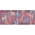 thumbnail image 3 of Coolnut Palm Tree Kitchen Curtains 2 Panels, UV Protected Tier Curtains Half Window Curtains Kitchen Tiers for Guest Room Bathroom Sink Laundry Room Basement,24 x 27 Inch, 3 of 6