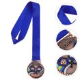 thumbnail image 3 of CIMAXIC Médaille de Récompense en Métal pour Enfants Médaille de Compétition de Pickleball Événements Sportifs Cadeaux de Fête Médaille de Pickleball en Alliage de Zinc pour Prix et Récompenses, 2.56"X2.56"X0.2", 3 of 4