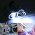 thumbnail image 5 of 60x Mini Magnifying Glass, Pocket Magnifier Microscope LED UV Light for Jewelers KLB, 5 of 5
