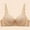 Beige, variant on TAGOLD Womens Summer Plus Size Brs,Push Up Casual Bra for Womens,Woman's Embroidery Thin Style Ventilate Back Buckle Bra Without Steel Rim