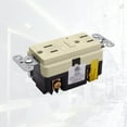 thumbnail image 5 of Faith 15A GFCI Outlets, Slim, Tamper-Resistant GFI Receptacles with Wall Plate, Lt Almond, 10-Pk, 5 of 6