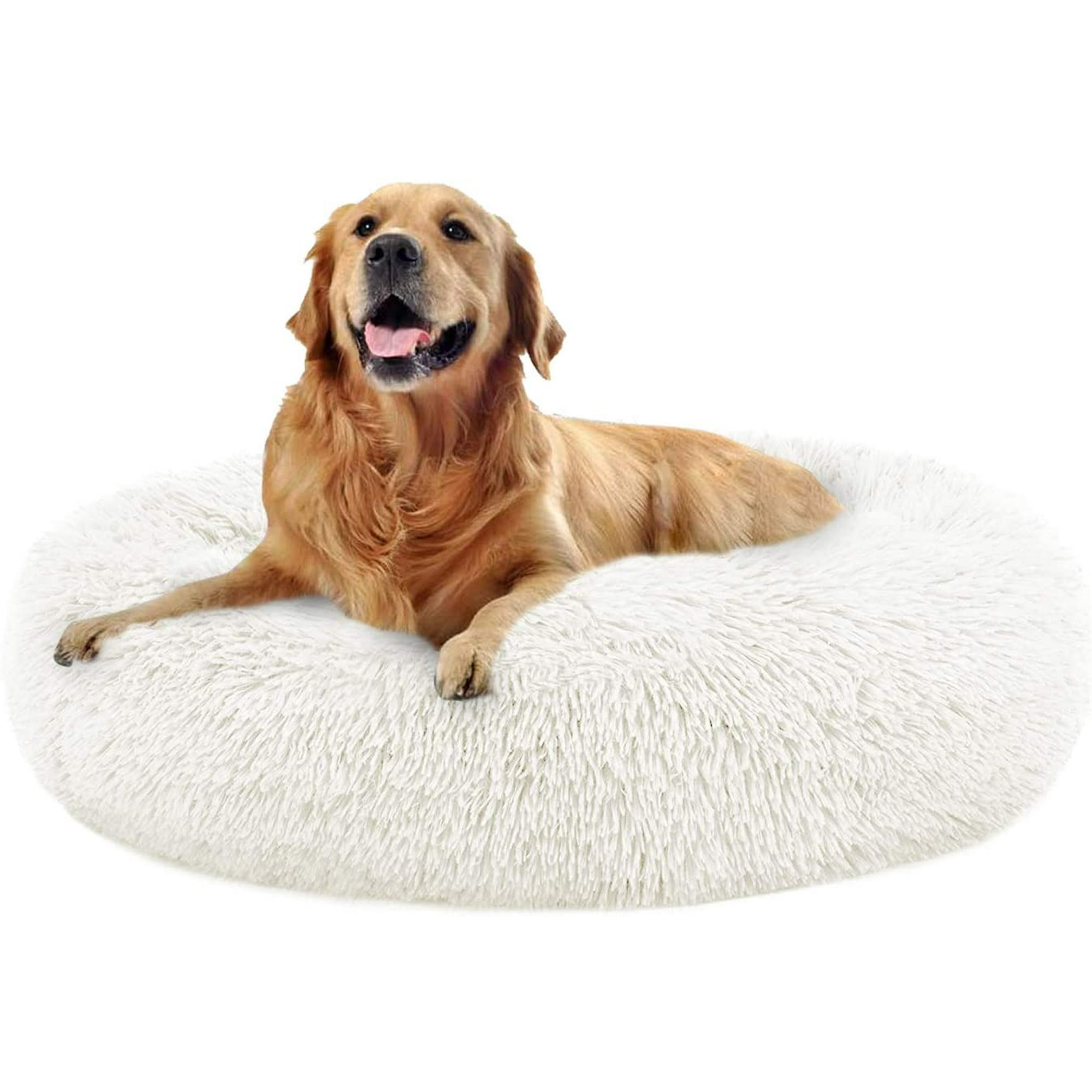 IGUOHAO Dog Beds Calming Donut Cuddler Puppy Dog Beds Large Dogs Indoor Dog Calming Beds Large Walmart