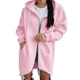 thumbnail image 5 of Perfectbot Women's Hooded Zip Up Jacket, Full Zip Fall Hoodie with Drawstring & Side Pockets, 5 of 6