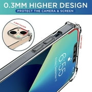 iPhone 13 Case Shockproof Protective Thin Clear Case for iPhone 13 Cover Soft TPU Case, 6.1 inch