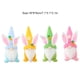 thumbnail image 5 of Wosthever Decoraciones de Pascua, muñecas de conejito para el hogar, suministros de fiesta de primavera, decoración de mesa, manualidades, Type3 NO3, 5 of 6