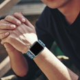 thumbnail image 5 of Lot de 2 bracelets extensibles en boucle solo compatibles avec les bracelets Apple Watch 38 mm 40 mm 41 mm, élastiques tressés extensibles réglables en nylon pour femme et homme pour iWatch Series 7/6/5/4/3/2/1 SE (sans mesa). Sailing Electrónica, 5 of 5