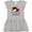 AC-Heather Grey, variant on Inktastic Loved by Grandma Ladybug Girls Baby Dress
