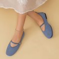 thumbnail image 6 of Vibrex Womens Mary Jane Flats Adjustable Strap Lightweight Breathable Shoes for Work & Daily Walking Round Toe Casual Mesh Ballet Flat Shoes, 6 of 6