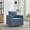 Blue, variant on 33" Swivel Upholstered Single Sofa Couch, Sillones Para Domitorio Single Sofa with Thick Cushion, Butacas Para Sala Sofa with Sturdy Base for Living Room Apartment, Charcoal