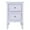 White, variant on Tcbosik Modern Minimalist Nightstand with Two Drawers and Curved Legs, Storage Bedside Table for Living Area, Small Space, White