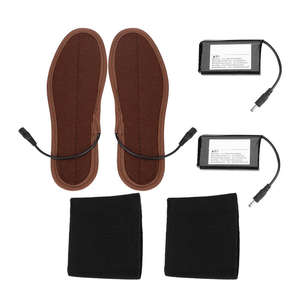Mgaxyff Temperature Lithium Battery 810H Heating Insole Shoepad EU