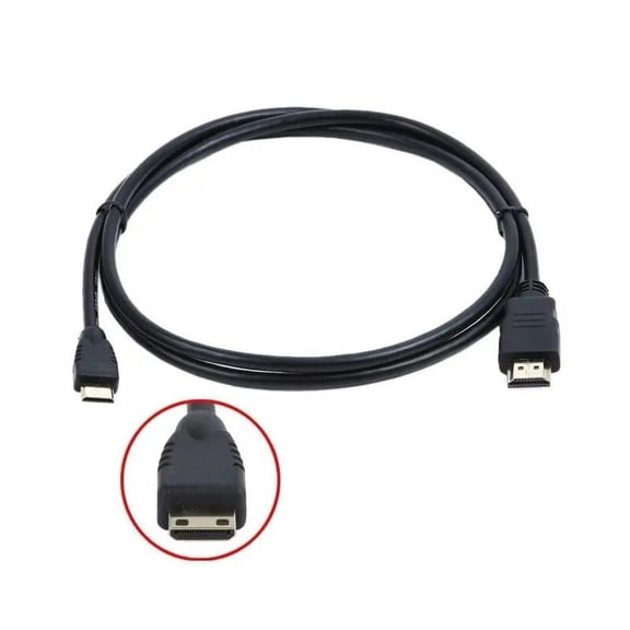 FOR Mini HDMI-compatible A/V TV Video Cable Cord For Camera -100