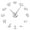 Silver, variant on Pug Dog Frameless Wall Clock Stickers, DIY Modern Decorative Clocks for Living Room, Bedroom, Office - Easy to Install, Large 3D Clock Design (Gold,27in)