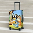 thumbnail image 2 of Lsque Bluey Printed Luggage Cover, Travel Luggage Protector,Scratch and Dirt Resistant, Fits 18-32 Inch Luggage - Small, 2 of 9