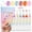 #06, variant on Water Based Nail Polish Pen Set, Peelable Quick Drying Nail Art Painting Pens, No UV Lamp Needed, DIY Manicure Kit For Beginner, 6 Count, 0.17 fl oz Each